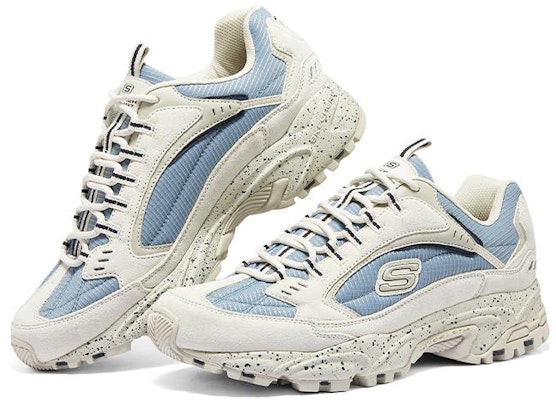 Skechers Low Top 'Putih Biru' 232570-NTMT Shop Skechers Low Top 'Putih Biru' 232570-NTMT