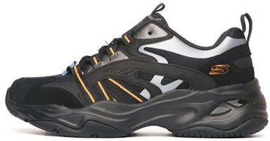 Skechers Casual Daddy's Shoes 'Black Silver Orange' 237410-BKOR Skechers Casual Daddy's Shoes 'Black Silver Orange' 237410-BKOR