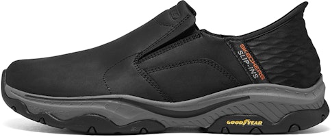 Skechers Slip-ins Relaxed Fit Craster Lanigan 'Pure Black' 204847-BLK Skechers Slip-ins Relaxed Fit Craster Lanigan 'Pure Black' 204847-BLK