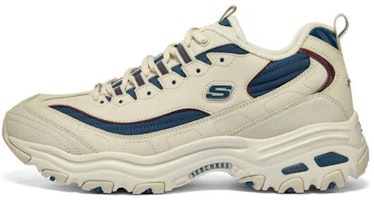 Skechers D'Lites Zip Along Shoes 'Beige Blue' 894269-NTNV Skechers D'Lites Zip Along Shoes 'Beige Blue' 894269-NTNV