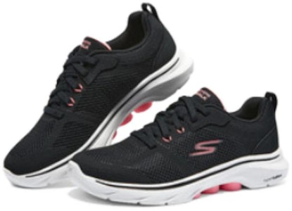 Skechers 低帮跑鞋 '黑色减震透气' 125232-BKHP Shop Skechers 低帮跑鞋 '黑色减震透气' 125232-BKHP
