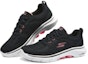 Shop Skechers Kasut Larian Rendah 'Hitam Menyerap Kejutan Bernafas' 125232-BKHP