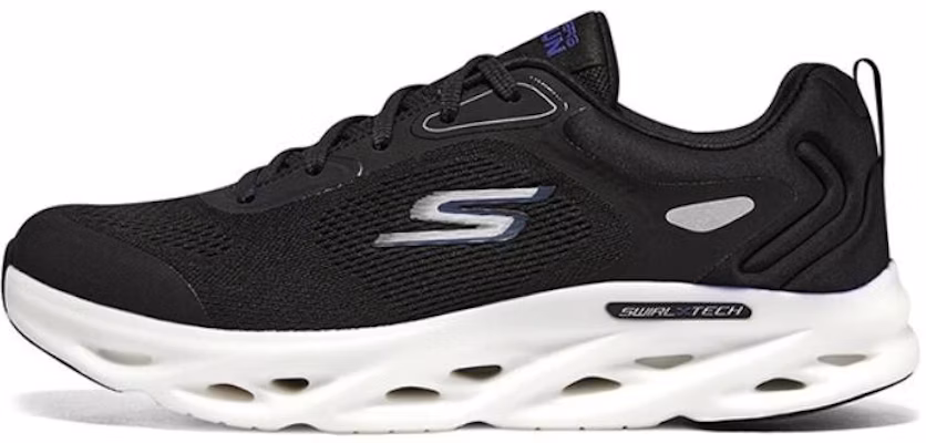 Skechers GO RUN SWIRL TECH SPEED 'Hitam Putih' 220905-BKW Buy Skechers GO RUN SWIRL TECH SPEED 'Hitam Putih' 220905-BKW
