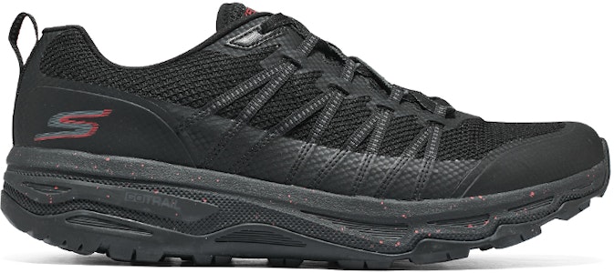 スケッチャーズ 滑り止め 黒 ローカット ランニングシューズ 220601C-BKRD Order スケッチャーズ 滑り止め 黒 ローカット ランニングシューズ 220601C-BKRD