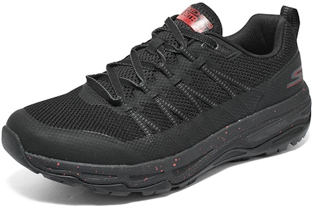 スケッチャーズ 滑り止め 黒 ローカット ランニングシューズ 220601C-BKRD Lookbook スケッチャーズ 滑り止め 黒 ローカット ランニングシューズ 220601C-BKRD