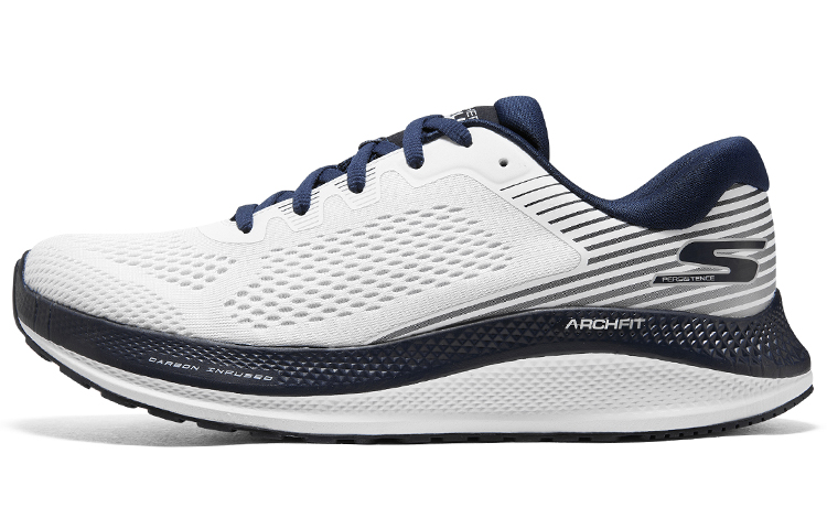 Skechers GOrun 'Persistence - White Navy' 246053-WNV