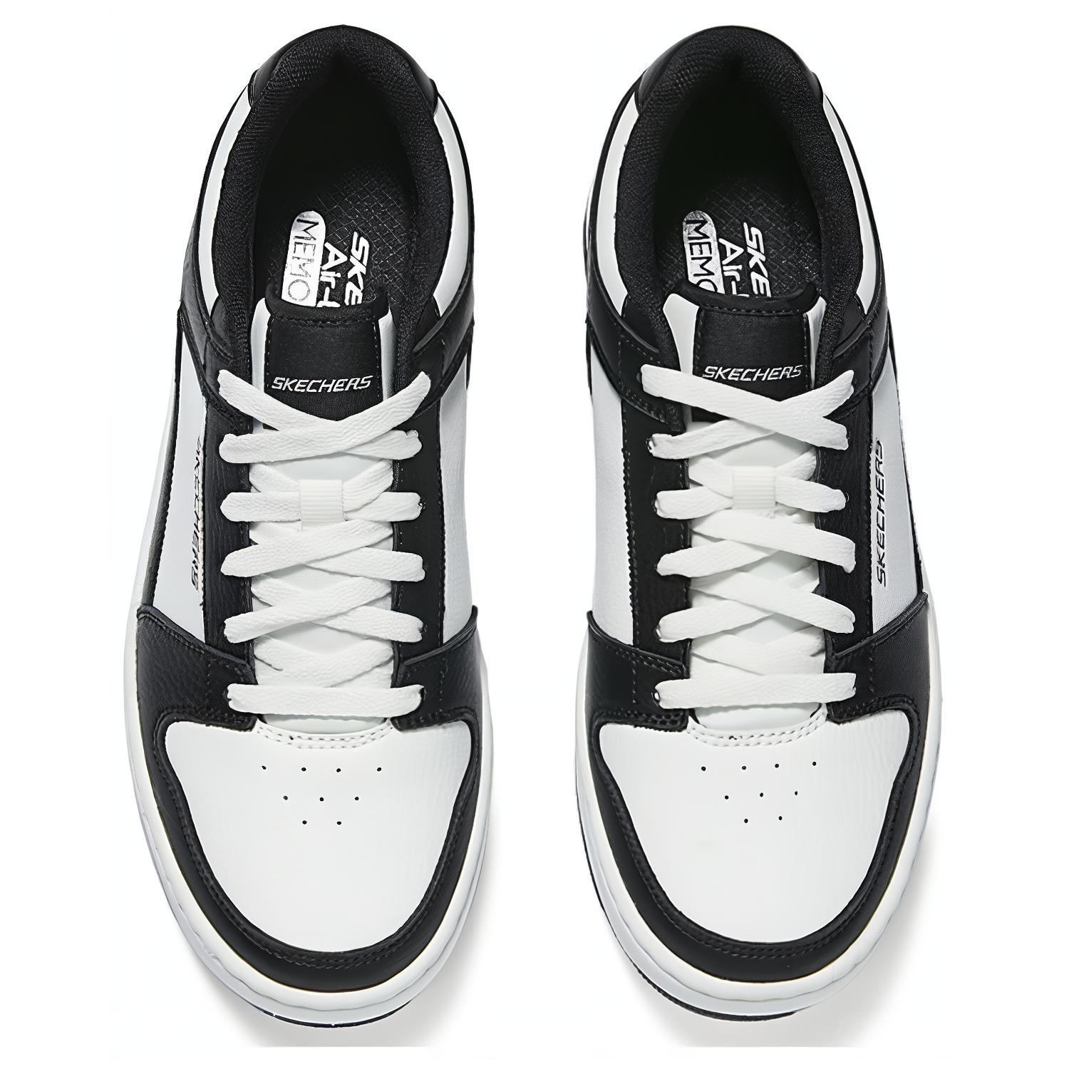 Lookbook Skechers 低帮运动鞋 '黑白色' 232478-WBK