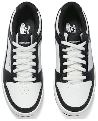 Skechers Low Top Sneaker 'Black and White' 232478-WBK Lookbook Skechers Low Top Sneaker 'Black and White' 232478-WBK
