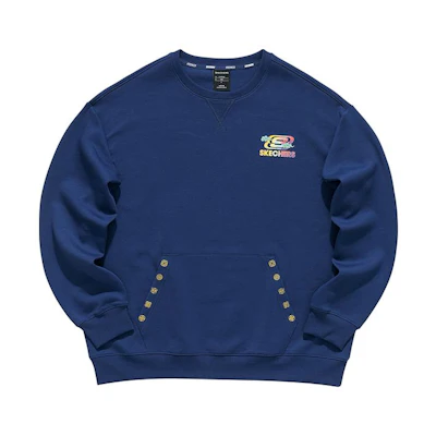 Skechers Lunar New Year Unisex Loose Fit Crewneck Sweatshirt - Medieval Blue L121M002-007D