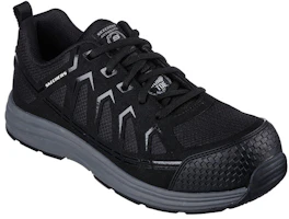 Lookbook Skechers Malad II 防護鞋頭運動休閒鞋 黑色