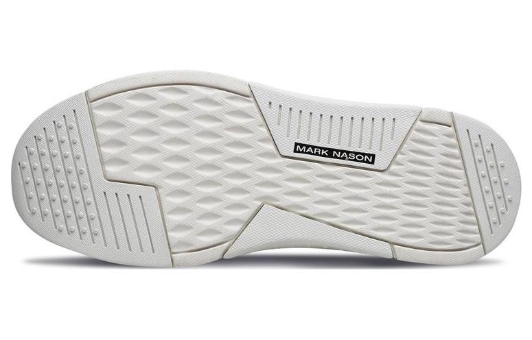 Shop Skechers Mark Nason Modern Jogger 'White Silver' 68607-WSL
