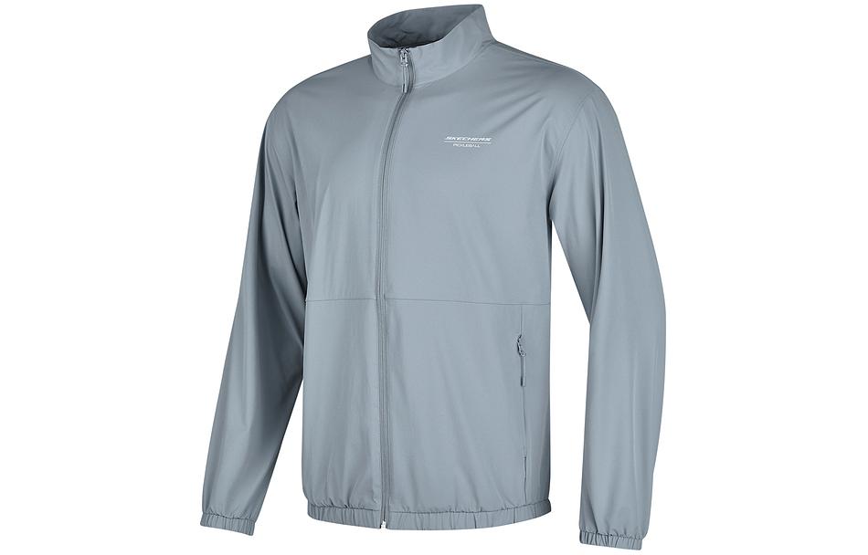 Skechers Marmot AMUSER Quick-Dry Logo Zip-Up Jacket Wind Gray P224M016-02N6