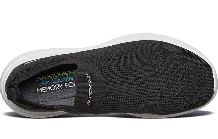 Lookbook Skechers Matera 'Breathable Slip-On Black White' 51909-BKW