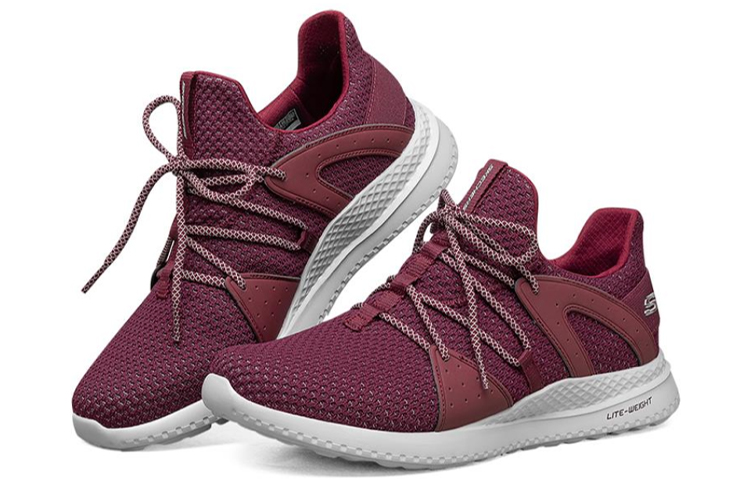 Lookbook Skechers Matera Rouge-Foncé/Blanc 51865C-BURG