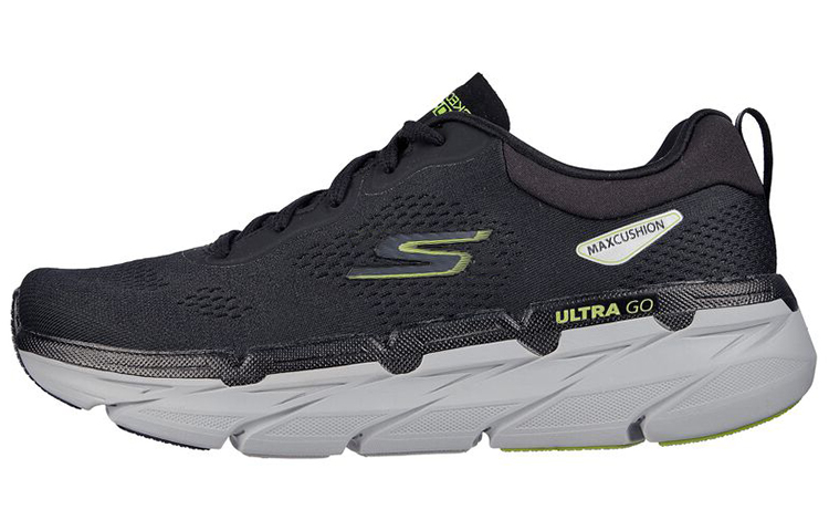 Skechers Max Cushioning 'Black Low-Top Runner' 220068-BKLM