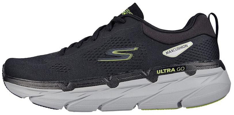 Skechers Max Cushioning 'Black Low-Top Runner' 220068-BKLM Buy Skechers Max Cushioning 'Black Low-Top Runner' 220068-BKLM