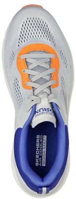 Skechers Max Cushioning 減震防滑 低筒 跑步鞋 男款 灰藍 Lookbook Skechers Max Cushioning 減震防滑 低筒 跑步鞋 男款 灰藍