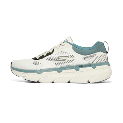 Skechers Go Run Max Cushion Premier 'White Black Green'