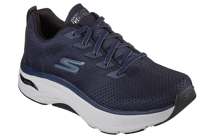 Lookbook Skechers Max Cushioning Arch Fit 'Biru' 220338-NVY
