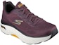 Lookbook Skechers Max Cushioning Arch Fit 'Burgundy' Lelaki 220339-BURG