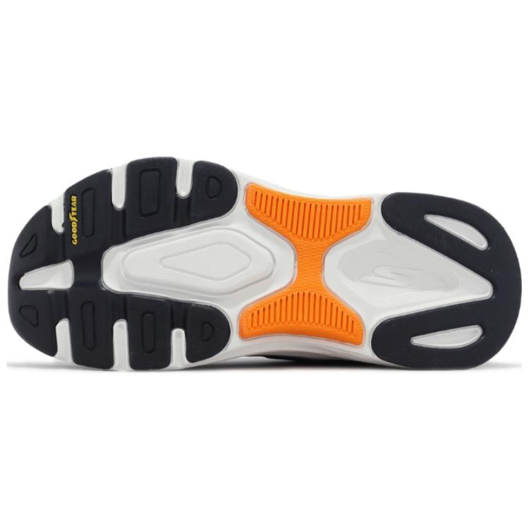 Shop Skechers Max Cushioning Arch Fit ''Navy Orange'' Sneakers 220336-NVOR