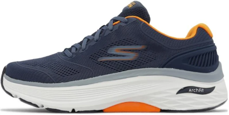 Skechers Max Cushioning Arch Fit ''Navy Orange'' Sneakers 220336-NVOR Purchase Skechers Max Cushioning Arch Fit ''Navy Orange'' Sneakers 220336-NVOR