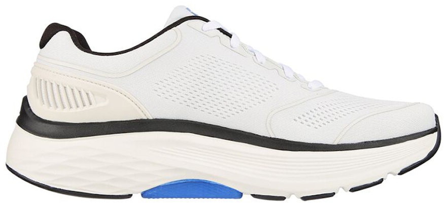 Skechers Max Cushioning Arch Fit 'White Black Blue' 220336-WBKB Order Skechers Max Cushioning Arch Fit 'White Black Blue' 220336-WBKB