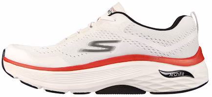 Skechers Max Cushioning Arch Fit 'White Red' 220196-WBK Skechers Max Cushioning Arch Fit 'White Red' 220196-WBK