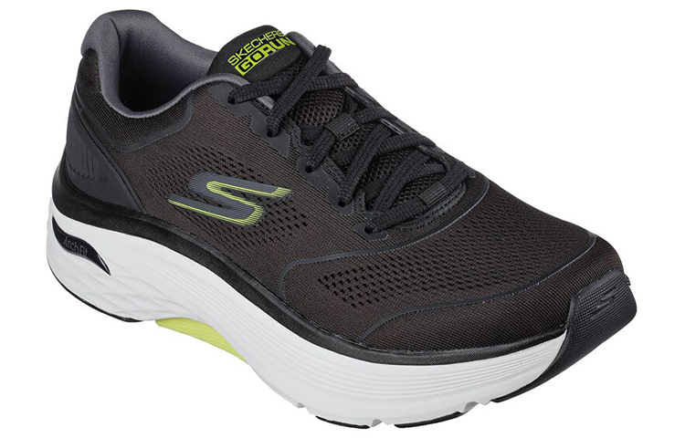 Lookbook "Skechers Go Run Max Cushioning Arch Fit 'Negro Lima'" 220336-BKLM