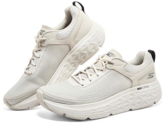 Skechers Max Cushioning Delta 斯凱奇 舒適緩震增高 跑步鞋 男款 白 Lookbook Skechers Max Cushioning Delta 斯凱奇 舒適緩震增高 跑步鞋 男款 白