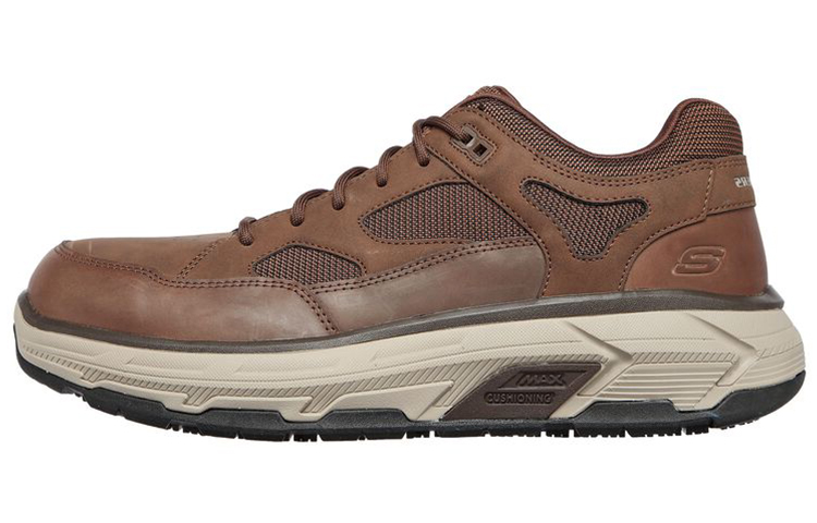 Skechers Max Cushioning Elite 'Alloy Toe Brown' 200045-BRN