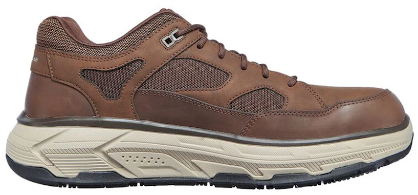 Skechers Max Cushioning Elite 'Alloy Toe Brown' 200045-BRN Order Skechers Max Cushioning Elite 'Alloy Toe Brown' 200045-BRN