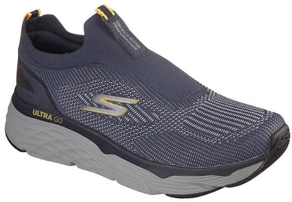 Skechers Max Cushioning Elite 耐磨 低筒 跑步鞋 男款 深藍色 Lookbook Skechers Max Cushioning Elite 耐磨 低筒 跑步鞋 男款 深藍色