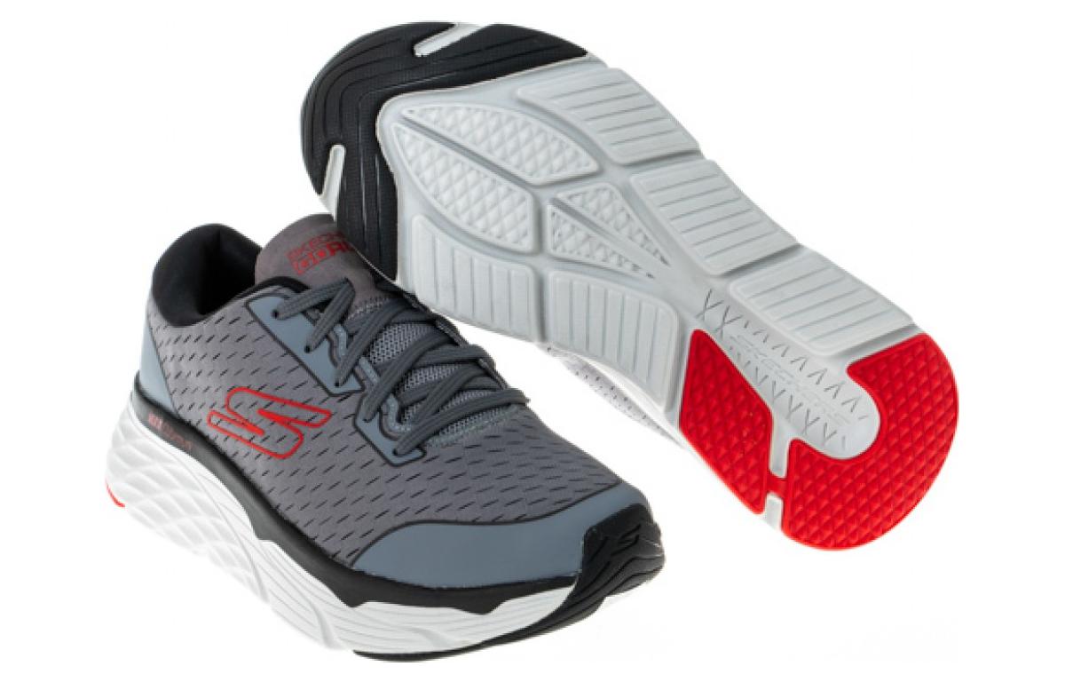 Skechers Max Cushioning Elite 'Grey Black' 圖 5