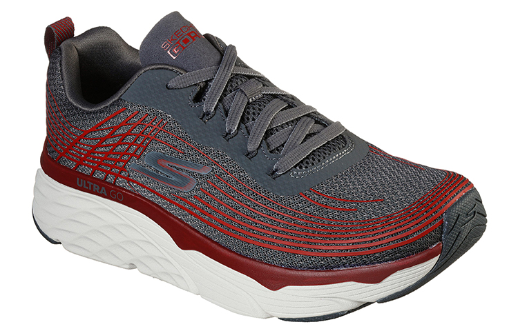 Skechers Max Cushioning Elite 'Grey Red' 圖 3