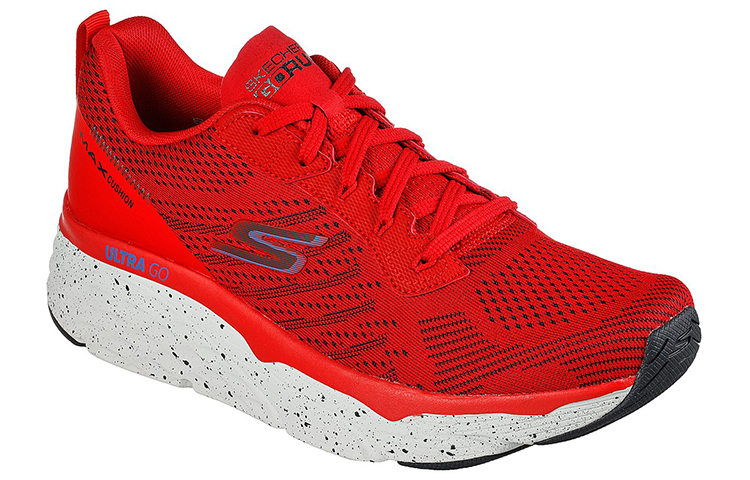 skechers go run 6 mens red