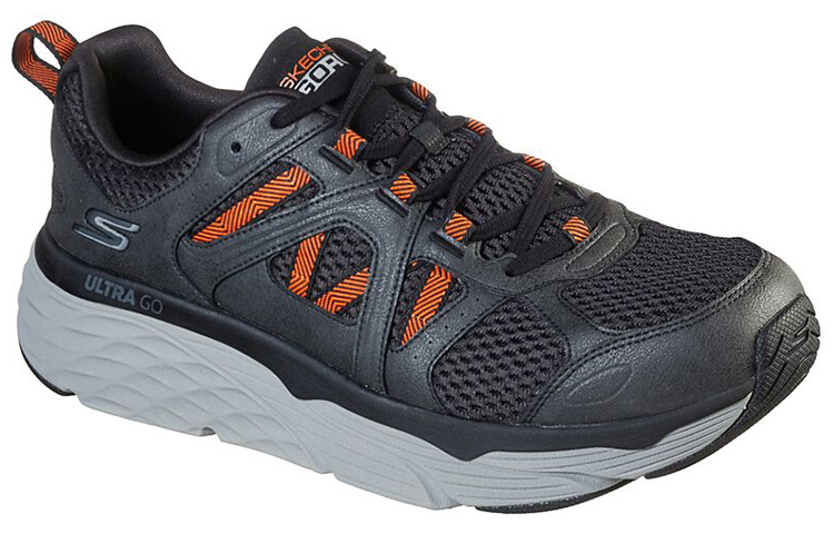 Lookbook Skechers Max Cushioning Elite 'Routine Low Black' 220059-CCOR