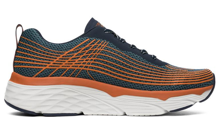 Order Skechers Max Cushioning Elite Blue/White/Orange 54430-NVOR