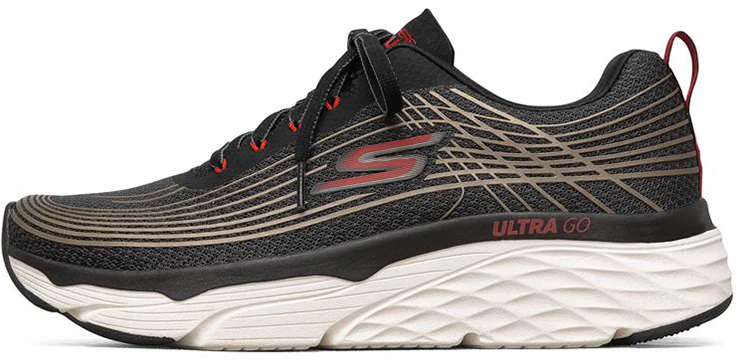 skechers-max-cushioning-elite-low-top-sneakers-black-gold-54430-bkgd