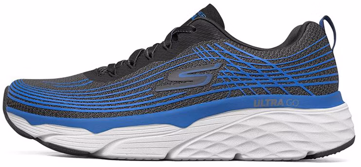 skechers-max-cushioning-elite-low-top-black-blue-54430-bkbl