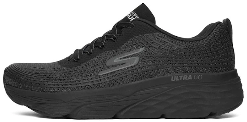 Skechers Max Cushioning Elite Kasut Larian Hitam 54430-BBK Buy Skechers Max Cushioning Elite Kasut Larian Hitam 54430-BBK