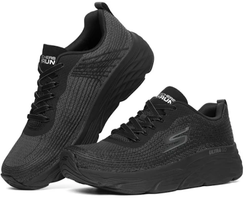 Skechers Max Cushioning Elite Kasut Larian Hitam 54430-BBK Lookbook Skechers Max Cushioning Elite Kasut Larian Hitam 54430-BBK
