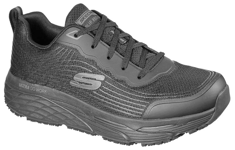 Lookbook Skechers Work Relaxed Fit Max Cushioning Elite SR 'Negro' 200021-BLK