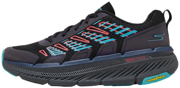 skechers-max-cushioning-premier-comfort-breathable-shock-absorbing-low-top-lifestyle-black-multicolor-220784-bkmt