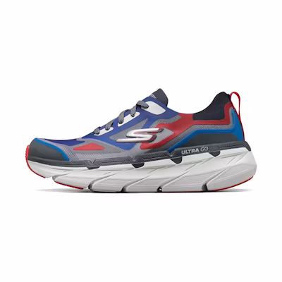Skechers Max Cushioning Premier 'Gray Navy Blue Red'