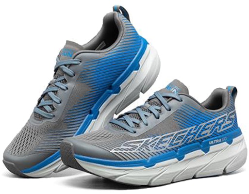 Skechers Max Cushioning Premier Kelabu 54451-CCBL Lookbook Skechers Max Cushioning Premier Kelabu 54451-CCBL