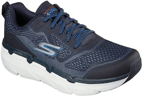 Lookbook Skechers Max Cushioning Premier 低筒 跑步鞋 男款 海軍藍色