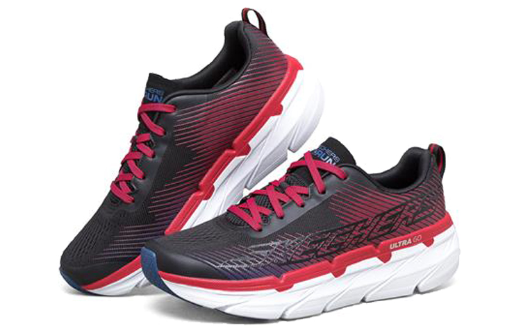 Lookbook Skechers Max Cushioning Premier Schwarz/Rot 54451-BKWR