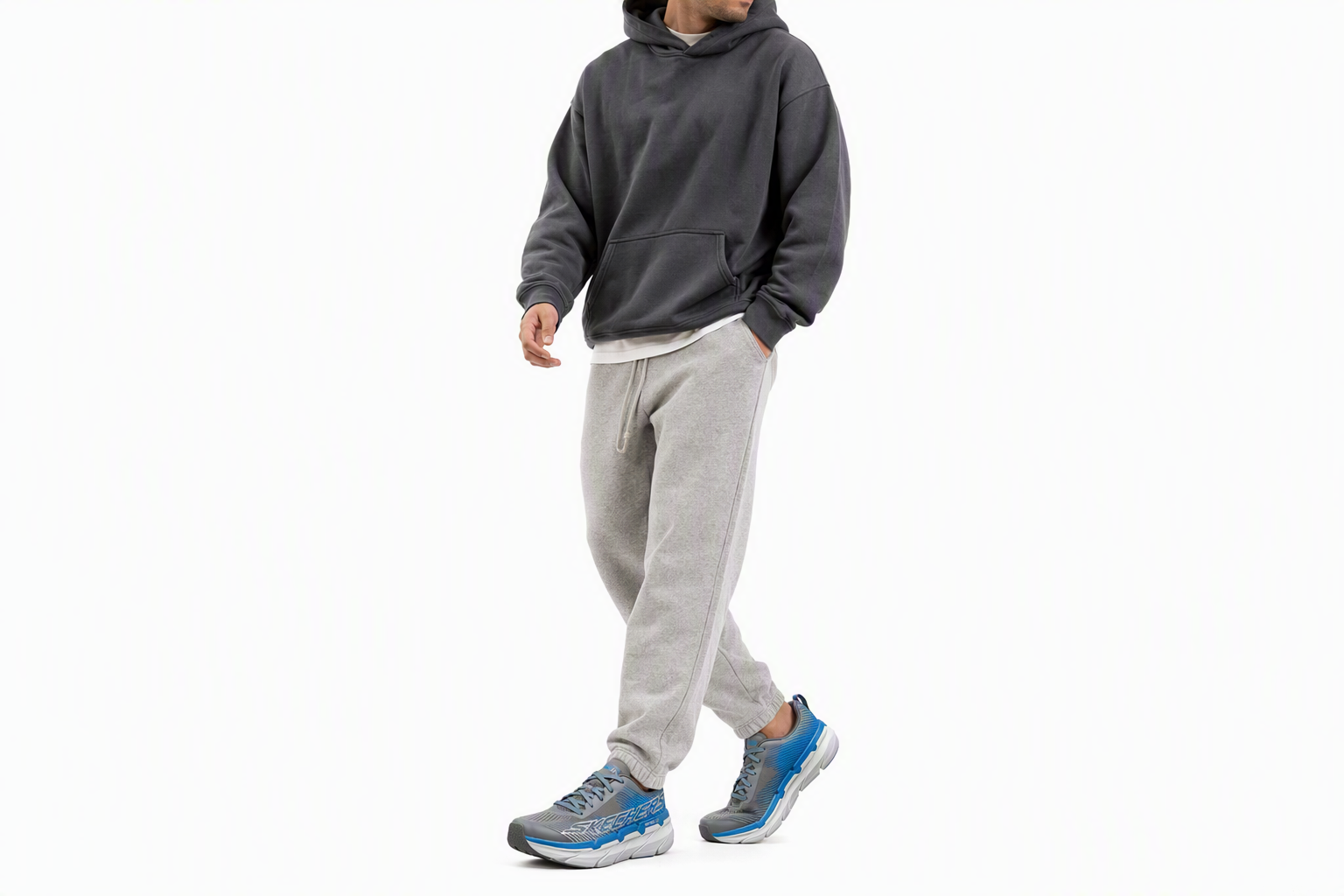 Order Skechers Max Cushioning Premier Grigio 54451-CCBL