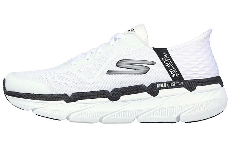 Skechers Max Cushioning Premier Slip-Ins 'White Black' 220313-WBK
